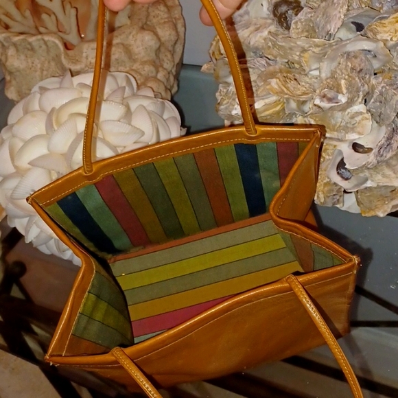 VINTAGE COACH 1960's BONNIE CASHIN HARNESS LEATHER COACH CASHIN CARRY LUNCH TOTE - Picture 3 of 17